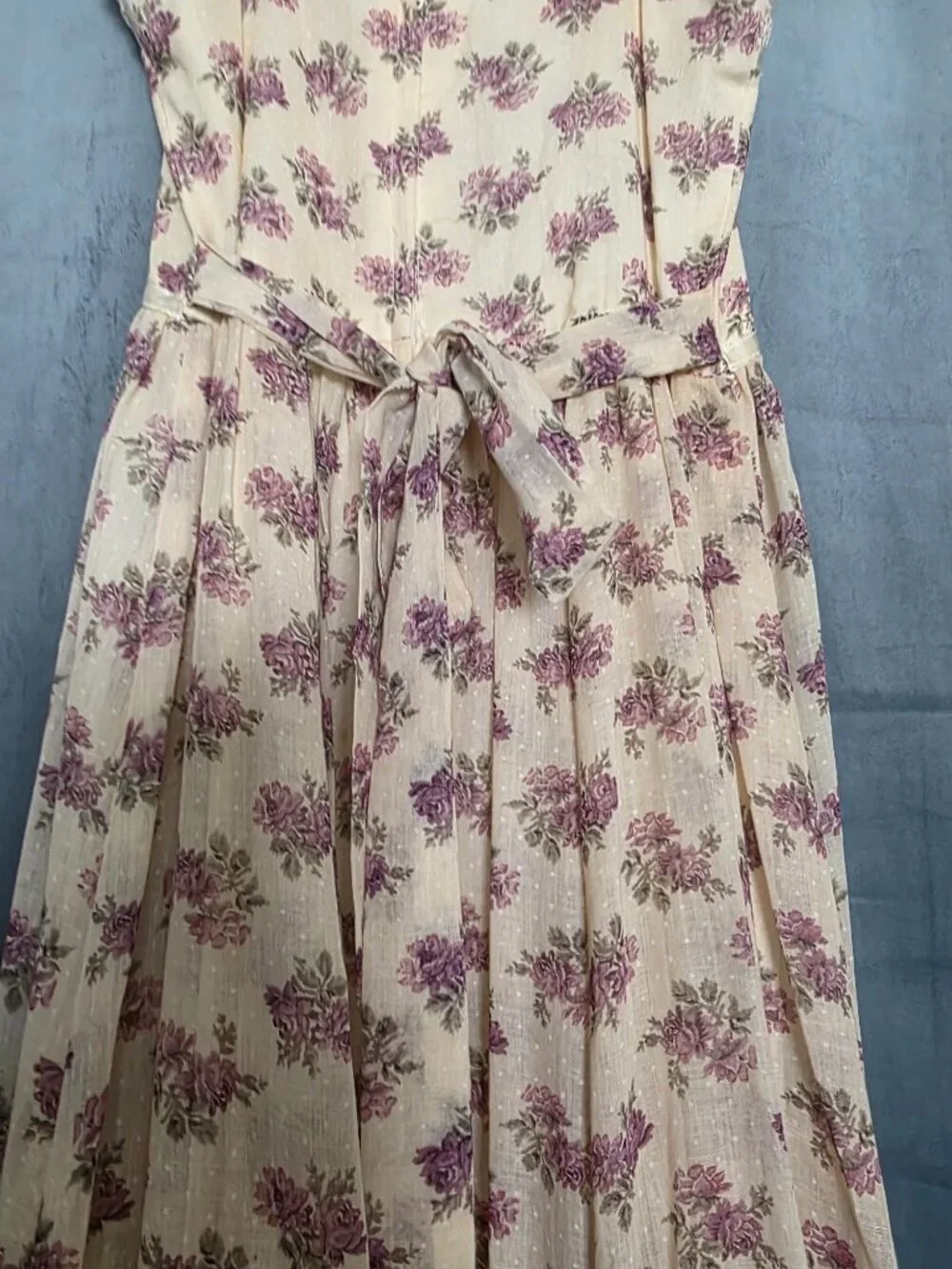 Vintage 70s Gunne Sax 2-Piece Calico Floral Maxi Dress & Crop Bolero Jacket Set